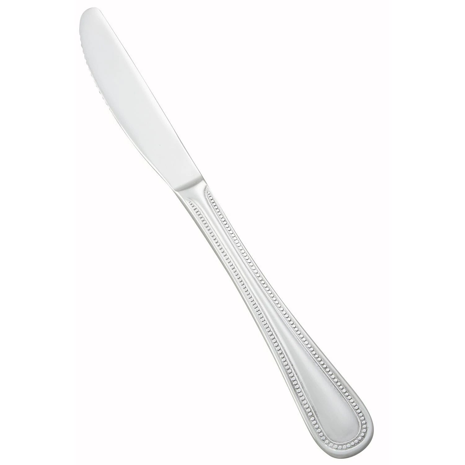 Winco® 0005-08 Dots Mirror Finish S/S Dinner Knife - Dozen 1 Winco® 0005-08 Dots Mirror Finish S/S Dinner Knife - Dozen