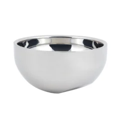 Bon Chef 61267 Stainless Steel Angled Double Wall 76 Oz. Serving Bowl