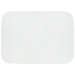 Dinex DX5999M00102 White Embossed Tray Covers - 2000 / CS