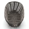 TableCraft 1476 Brown 10" X 6-1/2" X Oval Woven Plastic Basket - Dozen