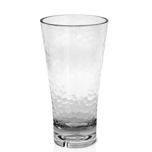 FOH AHB003CLT23 Drinkwise 18 Ounce Hammered Highball Glass - 12 / CS 1 FOH AHB003CLT23 Drinkwise 18 Ounce Hammered Highball Glass - 12 / CS