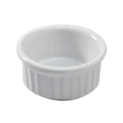 American Metalcraft CRMK2 Ceramekin 2 Oz Ribbed Ramekin - 12 / PK