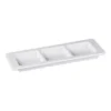 Gessner™ 1920 WHITE 3-Compartment Tray - Dozen