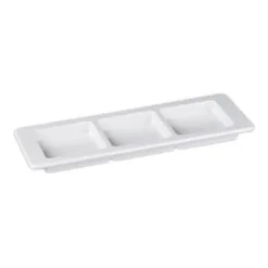 Gessner™ 1920 WHITE 3-Compartment Tray - Dozen