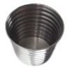 American Metalcraft RSC4 Ribbed S/S 4 Ounce Sauce Cup - Dozen