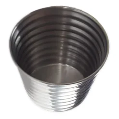 American Metalcraft RSC4 Ribbed S/S 4 Ounce Sauce Cup - Dozen