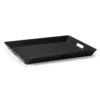 G.E.T. RST-1522-BK Black 15 X 20 Non-Skid Room Service Tray - 6 / CS
