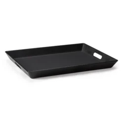 G.E.T. RST-1522-BK Black 15 X 20 Non-Skid Room Service Tray - 6 / CS