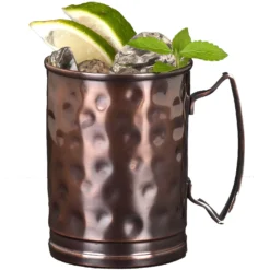 World® Tableware MM-200 Hammered Copper 14 Ounce Cup - 12 / CS