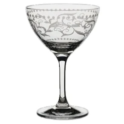 MCC 4854RA354 Vintage Dots 8 Oz Martini/Cocktail Glass - 24 / CS