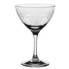 MCC 4854RB354 Vintage Lace 8 Oz Martini/Cocktail Glass - 24 / CS
