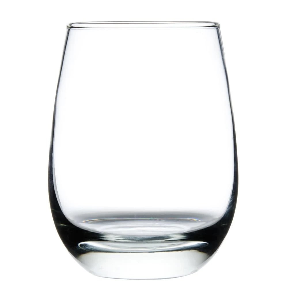 Libbey 231 Stemless 15.25 Ounce White Wine Glass - 12 / CS 1 Libbey 231 Stemless 15.25 Ounce White Wine Glass - 12 / CS