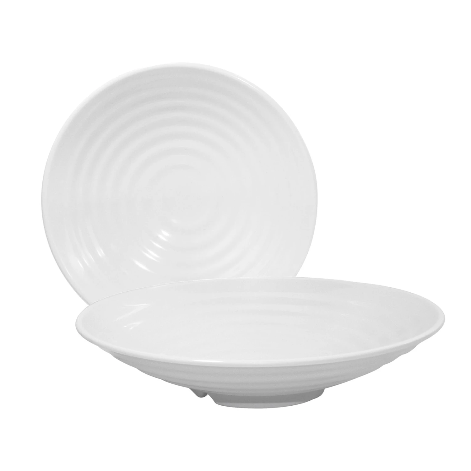 Elite Global D814RG-W Galaxy 24 Oz. White Swirl Bowl - 6 / CS 1 Elite Global D814RG-W Galaxy 24 Oz. White Swirl Bowl - 6 / CS