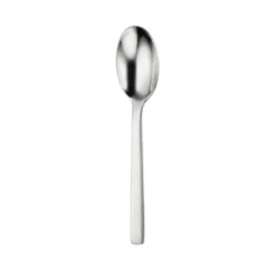 Oneida B449SDEF Chef's Table Satin Oval Bowl Dessert Spoon - Dozen
