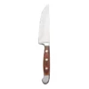 World Tableware 200 1522B Brown Handle Jumbo 9.38" Steak Knife - Dozen