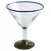 Orion Trading G14-CR Cobalt Rim 24 Ounce Margarita Glass - 6 / CS
