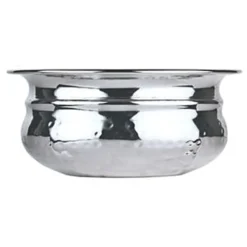 World® Tableware PBB-3 Hammered S/S 4 Oz. Pot Belly Bowl - 12 / CS