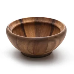 Ironwood Gourmet 28109 Acacia Wood 7" Small Salad Bowl