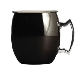 Arcoroc FK492 Black S/S 16 Oz. Moscow Mule Mug - 12 / CS