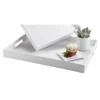 Cal-Mil 3475-2-15 White 25.9" X 15.9" Tray