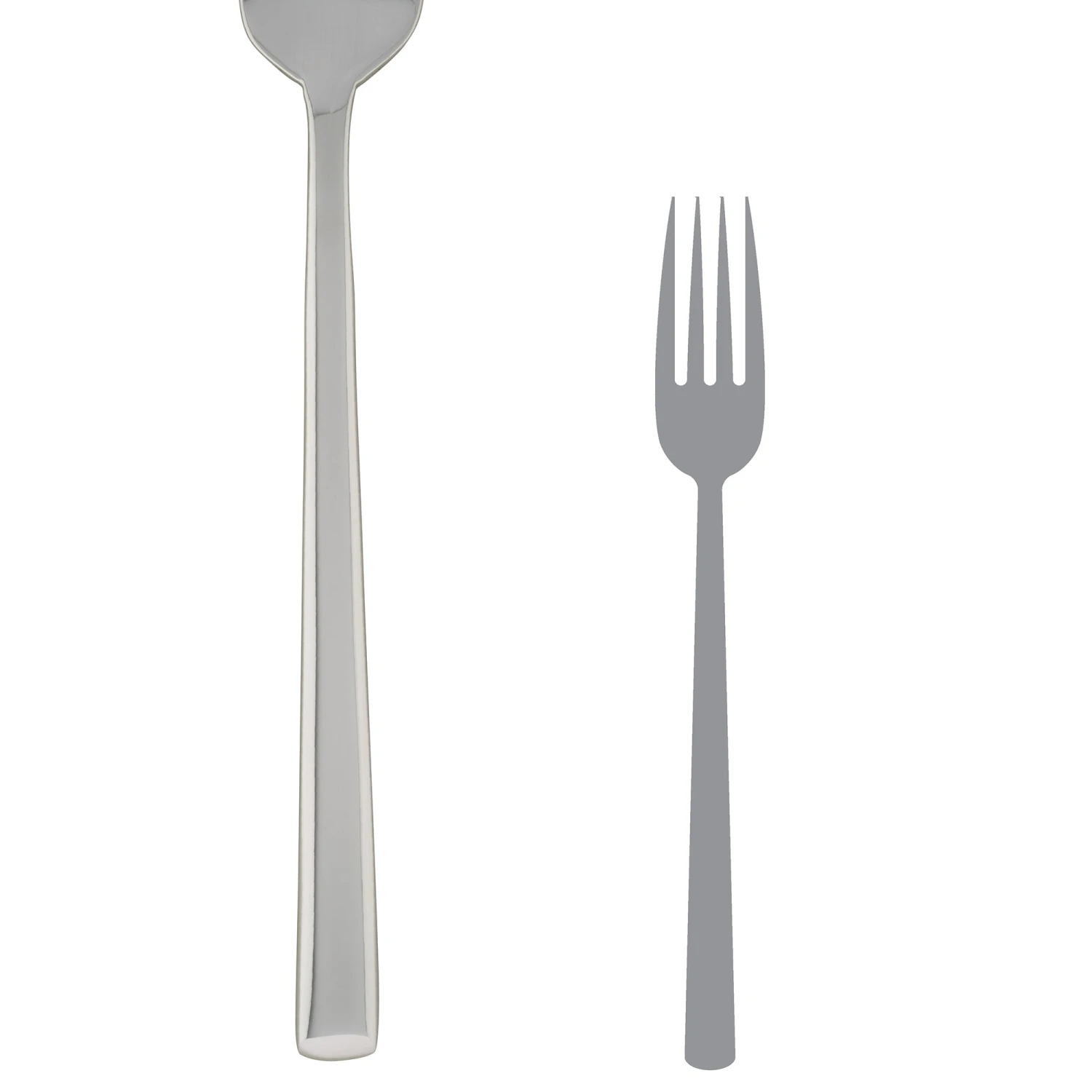 La Tavola 5506J021 Yuki 8" Table Fork - Dozen 1 La Tavola 5506J021 Yuki 8" Table Fork - Dozen