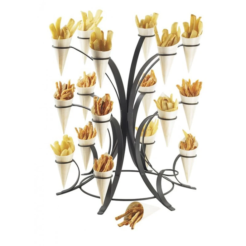 Cal-Mil 3330-13 Black 20"D X 20.5"H Cone Holder 1 Cal-Mil 3330-13 Black 20"D X 20.5"H Cone Holder