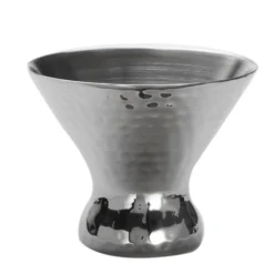 American Metalcraft DWCH7  Hammered Finish 7 Ounce Martini Glass