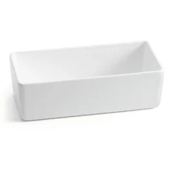 Tablecraft CW4026W White 2 Quart Cast Aluminum Bowl