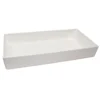 Tablecraft CW4032 White 10 Quart Cast Aluminum Bowl