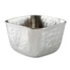 American Metalcraft HAMSC25 Hammered S/S Sq 2.5 Oz. Sauce Cup - Dozen