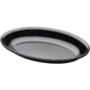 Elite Global Solutions M1510OV-B 15 X 10" Black Melamine Platter
