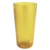 Darling Food Service Amber Plastic 32 Oz. Tumbler - Dozen