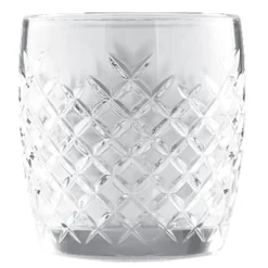 Anchor Hocking 13398FS Cross-Hatch 10 Ounce Glass - 12 / CS
