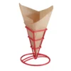 G.E.T. 4-91644 Red 2.5" Square Fry Cone - 12 / CS