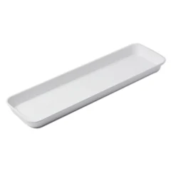 American Metalcraft MTW8 White 29.75 X 8.5" Melamine Market Tray