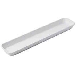 American Metalcraft MTW6 White 29.75 X 6.12" Melamine Market Tray