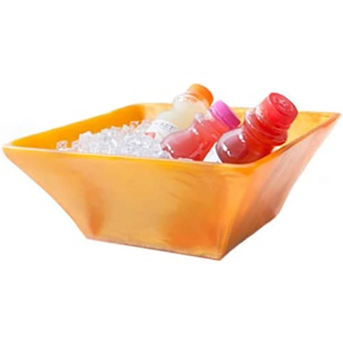 D.W. Haber KMK2801TGP Tangerine 12.25 X 4.75" Fusion Square Bowl 1 D.W. Haber KMK2801TGP Tangerine 12.25 X 4.75" Fusion Square Bowl