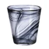 Bormioli Rocco 49147Q158 Capri 12.5 Oz. Black Swirl Glass - 4 / CS