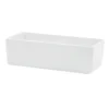 TableCraft M4026WH White 2 Quart 10 X 5 X 3" Straight Sided Bowl