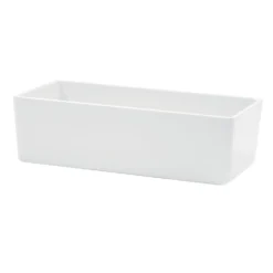 TableCraft M4026WH White 2 Quart 10 X 5 X 3" Straight Sided Bowl
