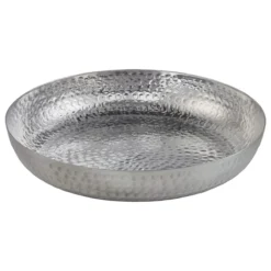 American Metalcraft ASEAS12 Silver Hammered 12 X 2" Seafood Tray