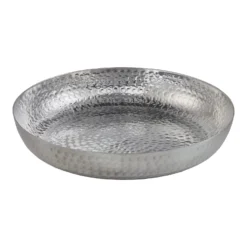 American Metalcraft ASEAS14 Silver Hammered 14 X 2.5" Tray