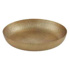 American Metalcraft ASEAG14 Gold Hammered 14 X 2.5" Seafood Tray