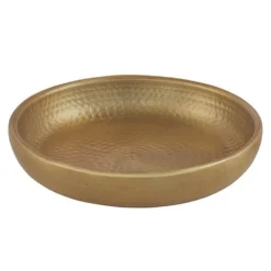 American Metalcraft ADSEAG14 Gold Hammered 14 X 2.5" Seafood Tray