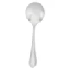 Walco Stainless 8112 Napa Brushed Satin 5-3/4" Bouillon Spoon - Dozen