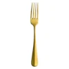 Sola MB256 Baguette Vintage Gold 8.13" Table Fork - Dozen