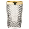 Hospitality Glass HG90095G-006 Gold Rim 13.5 Oz. Hiball Glass - 6 / CS