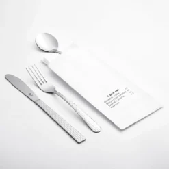 World Tableware 193-SETKFB Aspire S/S Flatware Set W/ Napkin - 96 / CS