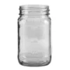 Hospitality Glass HGMJ016-012 Clear 16 Oz. Mason Jar - 12 / CS