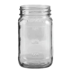Hospitality Glass HGMJ016-012 Clear 16 Oz. Mason Jar - 12 / CS